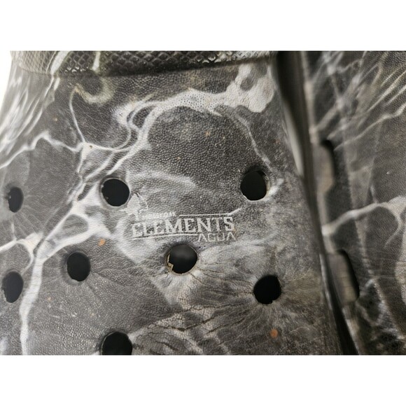 Crocs Classic All Terrain Clog Black Mossy Oak Elements Hunting Mens 8 Womens 6 - Picture 3 of 9